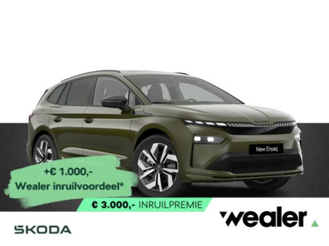 Skoda Enyaq iV 85 Sportline 286 PK | Panoramadak | 360 camera | Head-Up display | Trekhaak |