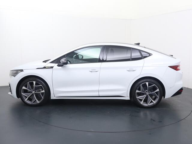 Skoda Enyaq iV Coupé 80 RS | 299 PK | SoH 92% | Panoramadak | Matrix LED koplampen | Virtual pedal achterklep | 21" LM velgen | Lederen bekleding |