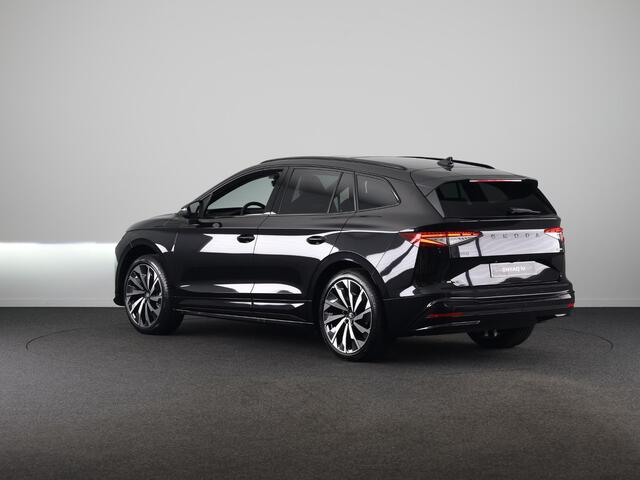 Skoda Enyaq iV 85 Sportline 286 pk | Panoramadak | Business Upgrade Pakket - ADVANCED | Trekhaak | 21 inch lichtmetalen velgen