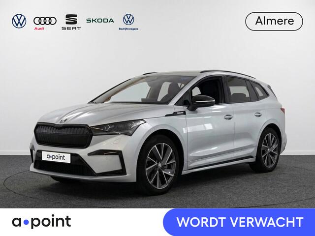 Skoda Enyaq iV 60 Sportline 180pk | Trekhaak | Verwarmbare voorstoelen | Adaptieve cruise controle | Navigatie | Parkeercamera | Dode hoek detectie