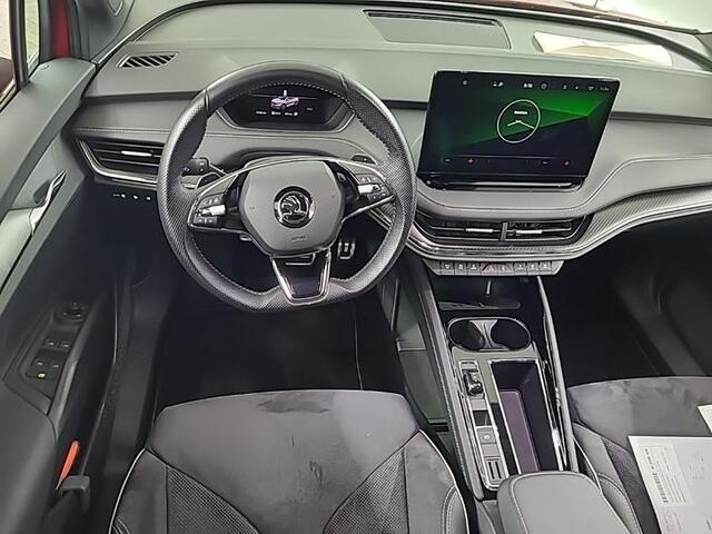 Skoda Enyaq iV 80 SPORTLINE I AUTOMAAT I GROOT ACCUPAKKET I SCHUIF/KANTELDAK I STOELVERWARMING I NAVIGATIE I P-CAMERA