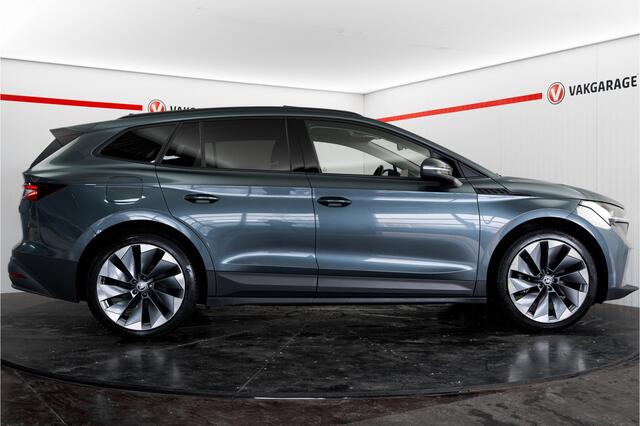 Skoda Enyaq iV 90% SOH Panoramadak Trekhaak Warmtepomp Leder 60