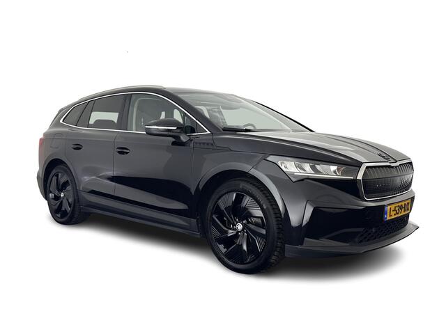 Skoda Enyaq iV 60 [ 3-Fase ] {SOH-87%} (INCL-BTW) *LEATHER-FABRIC | FULL-LED | ADAPTIVE-CRUISE | BLINDSPOT | DIGI-COCKPIT | CAMERA | KEYLESS | NAVI-FULLMAP | AMBIENT-LIGHT | ECC | HEATED-COMFORTSEATS | DAB+ | PDC | 20''ALU*