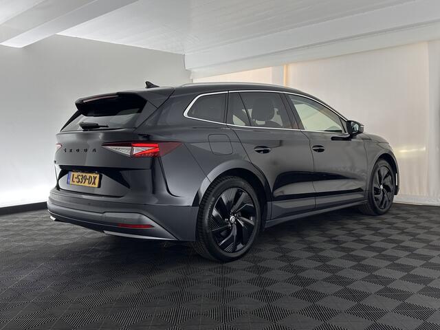 Skoda Enyaq iV 60 [ 3-Fase ] {SOH-87%} (INCL-BTW) *LEATHER-FABRIC | FULL-LED | ADAPTIVE-CRUISE | BLINDSPOT | DIGI-COCKPIT | CAMERA | KEYLESS | NAVI-FULLMAP | AMBIENT-LIGHT | ECC | HEATED-COMFORTSEATS | DAB+ | PDC | 20''ALU*