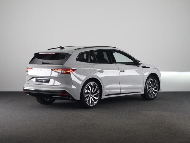 Skoda Enyaq iV 85 Sportline 286 pk | Panoramadak | 21 inch | Head up | Lightband | Blind spot | Adaptive Cruise | Panoramadak