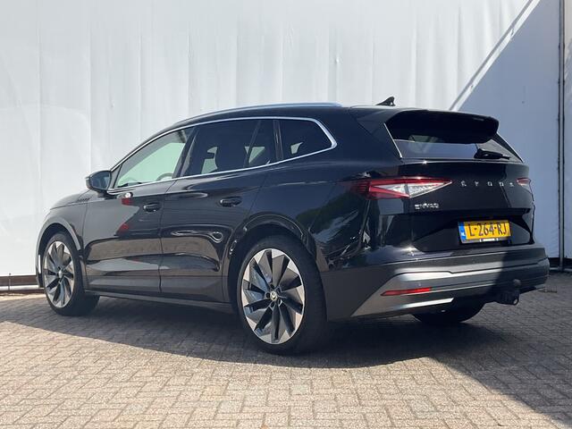 Skoda Enyaq iV 80 Soh 91% Carplay Pano.dak Trekhaak Adap.Cruise HUD Stoelverw+Ventilatie Leer BOMVOL!