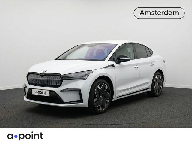 Skoda Enyaq iV Coupé 80 RS 299PK | Panoramadak | Lederen bekleding | Elektrisch verstelbare voorstoelen met geheugen en massage | Apple Carplay /- Android auto