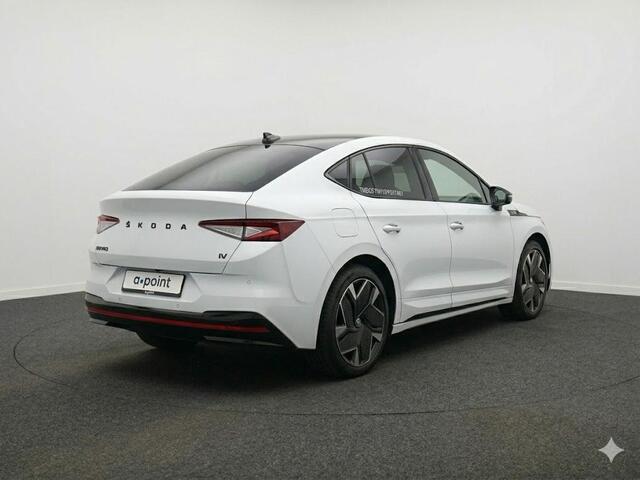 Skoda Enyaq iV Coupé 80 RS 299PK | Panoramadak | Lederen bekleding | Elektrisch verstelbare voorstoelen met geheugen en massage | Apple Carplay /- Android auto