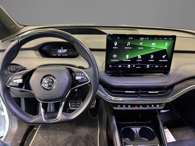 Skoda Enyaq iV Coupé 80 Sportline 204pk · SOH 96,2% · Panoramadak · Cristal Face · 360 Camera · Elek. Bestuurdersstoel · Stoelverwarming voor+ achter · 20'' Inch ·