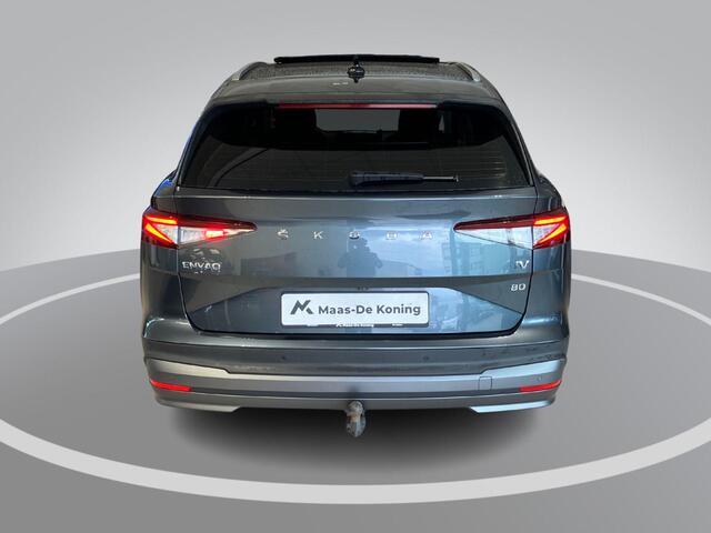 Skoda Enyaq iV 80 150kW/204PK · Panoramadak · Trekhaak · Camera + Parkeersensoren