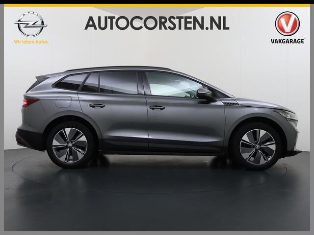 Skoda Enyaq iV 60 SOH 94% Trekhaak Warmtepomp Navi Ecc Apple Carplay Android Auto Cruise Control Pdc Keyless Advanced Privacy Glas Led DAB Isofix Draadloze telefoonlader Rijstrooksensor 1.000KG Trekgewicht 1e Eigenaar Origineel Nederlandse Auto