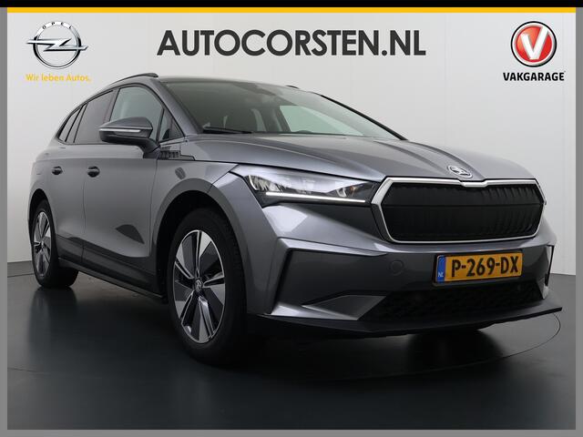 Skoda Enyaq iV 60 SOH 94% Trekhaak Warmtepomp Navi Ecc Apple Carplay Android Auto Cruise Control Pdc Keyless Advanced Privacy Glas Led DAB Isofix Draadloze telefoonlader Rijstrooksensor 1.000KG Trekgewicht 1e Eigenaar Origineel Nederlandse Auto