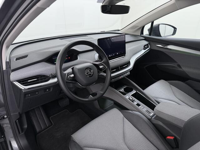 Skoda Enyaq iV 60 SOH 94% Trekhaak Warmtepomp Navi Ecc Apple Carplay Android Auto Cruise Control Pdc Keyless Advanced Privacy Glas Led DAB Isofix Draadloze telefoonlader Rijstrooksensor 1.000KG Trekgewicht 1e Eigenaar Origineel Nederlandse Auto