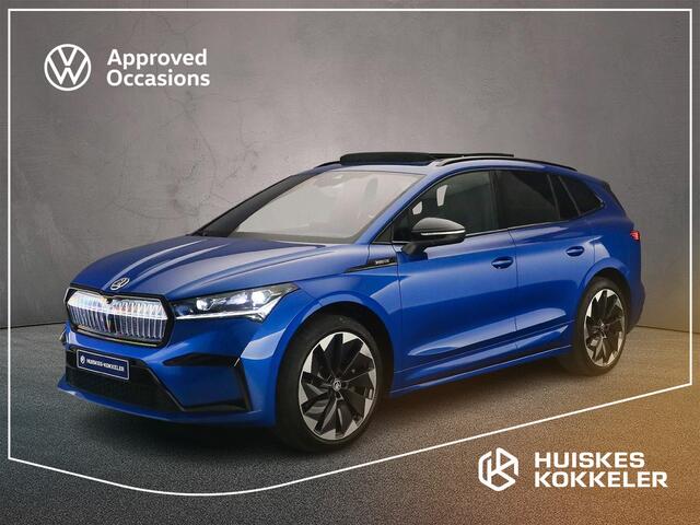 Skoda Enyaq iV 80 Sportline 204pk Automaat Trekhaak, Panoramadak, CANTON audio, Warmtepomp, Adaptive cruise control, Achteruitrijcamera, LED matrix koplampen