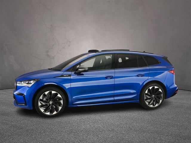 Skoda Enyaq iV 80 Sportline 204pk Automaat Trekhaak, Panoramadak, CANTON audio, Warmtepomp, Adaptive cruise control, Achteruitrijcamera, LED matrix koplampen