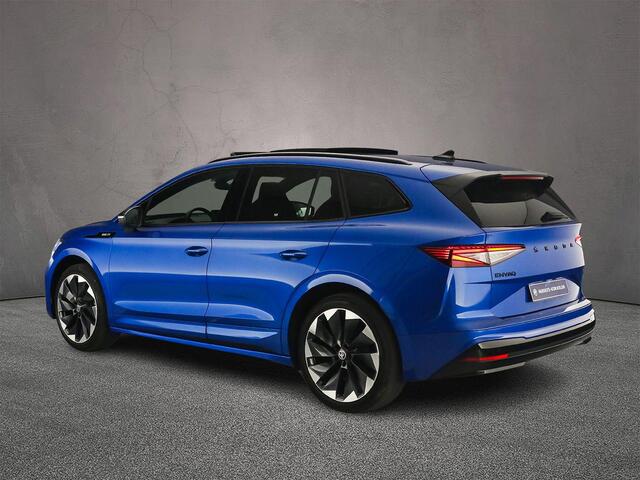 Skoda Enyaq iV 80 Sportline 204pk Automaat Trekhaak, Panoramadak, CANTON audio, Warmtepomp, Adaptive cruise control, Achteruitrijcamera, LED matrix koplampen