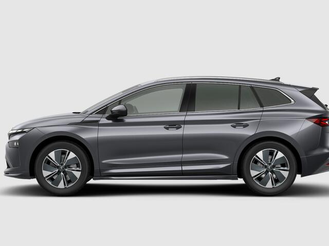 Skoda Enyaq iV Business Edition 85 | Elektrisch wegklapbare trekhaak | Achterbumper en dorpels in carosseriekleur | 19" inch velgen Regulus |