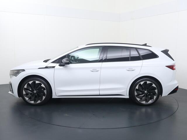 Skoda Enyaq iV 80 Sportline | 204 PK | SoH 86% | Trekhaak wegklapbaar | Warmtepomp | Adaptive Cruise Control | 360 graden camera | Navigatiesysteem | Matrix LED |