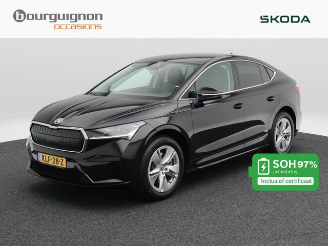 Skoda Enyaq iV Coupé 85 Business Edition 285 Pk | Stoel/Stuurverwarming | Camera | Panorama dak | Adaptive Cruise | Half Leer | CarPlay | 19 Inch | 35.974 Km !!