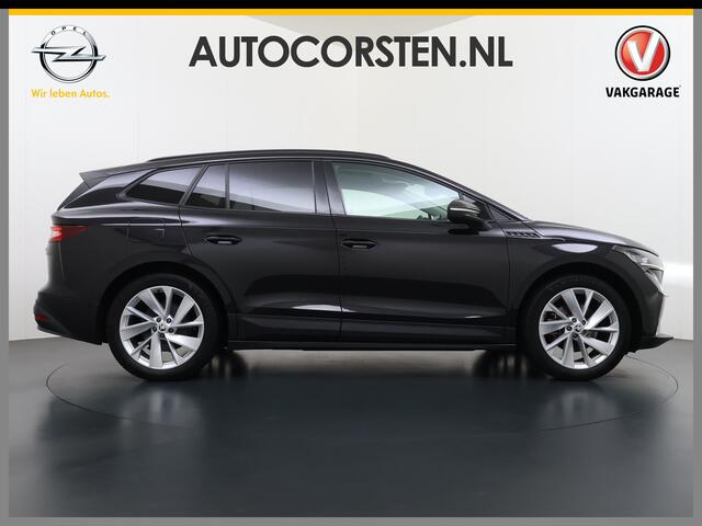 Skoda Enyaq iV 60 Panoramadak Trekhaak Leder Adap.Cruise Stoel+Stuur+Achterbankverwarming Camera 3-Zone Ecc SOH 90% Keyless Navi Pdc Elek.Achterklep Apple Carplay Android Auto P-Assist Privacy Glas Led Lmv 20" 1.000KG Trekgewicht 1e Eigenaar Origineel Nederlandse Auto Z
