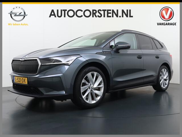 Skoda Enyaq iV 60 First Edition SOH 92% Adap.Cruise Camera Elek.Stoel+Memory Stoel+Stuurverwarming 3-Zone Ecc Apple Carplay Android Auto Pdc P-Assist Privacy Glas Lmv Led-Matrix Isofix Keyless advanced Bleutooth Rijstrooksensor 1e Eigenaar Dealeronderhouden Origineel Ne