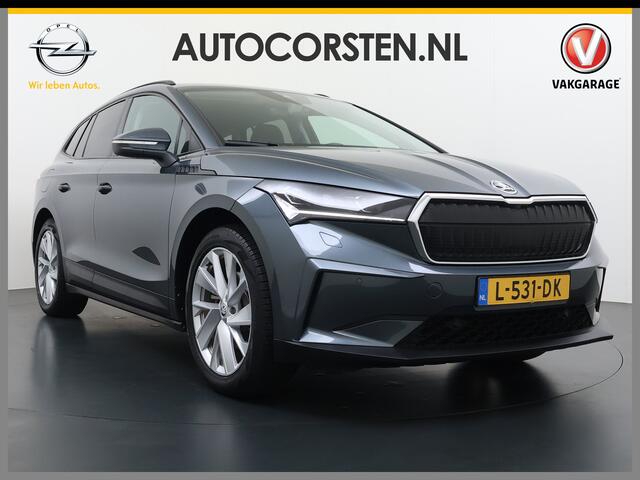 Skoda Enyaq iV 60 First Edition SOH 92% Adap.Cruise Camera Elek.Stoel+Memory Stoel+Stuurverwarming 3-Zone Ecc Apple Carplay Android Auto Pdc P-Assist Privacy Glas Lmv Led-Matrix Isofix Keyless advanced Bleutooth Rijstrooksensor 1e Eigenaar Dealeronderhouden Origineel Ne
