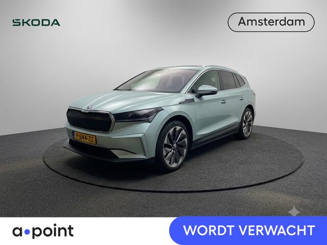 Skoda Enyaq iV 80 204 pk |SOH 97,99% | Navigatie | Parkeersensoren | Achteruitrijcamera | Lederen beklading | Autom. airco (3 zones) | Stoelverwarming v/a |