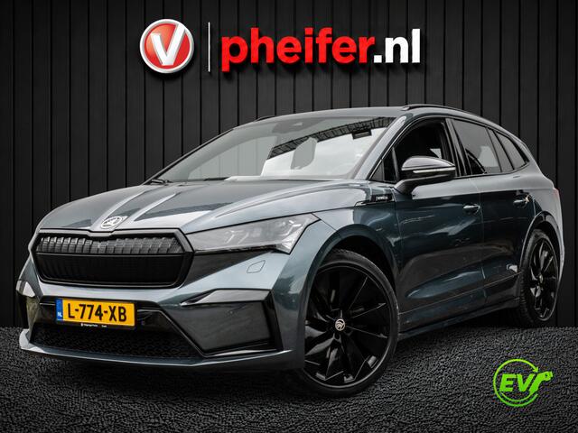 Skoda Enyaq iV 60 Sportline SOH 89% Camera/ 21" Lmv/ Adapt. cruise/ Stuurverwarming/ Carplay/ Navigatie/ Sfeerverlichting