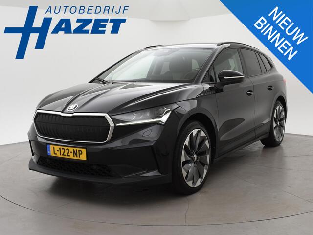 Skoda Enyaq iV 60 FIRST EDITION + CHRYSTAL LIGHTNING | 21 INCH | ADAPTIVE CRUISE | MEMORY | SFEERVERLICHTING
