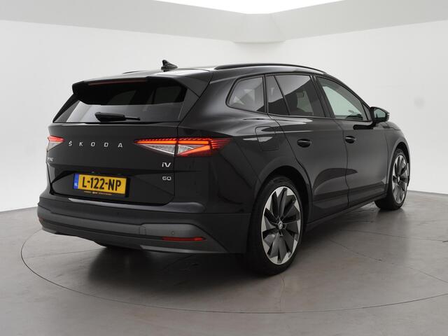 Skoda Enyaq iV 60 FIRST EDITION + CHRYSTAL LIGHTNING | 21 INCH | ADAPTIVE CRUISE | MEMORY | SFEERVERLICHTING