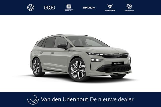 Skoda Enyaq iV 85 Elektromotor 286 1AT Sportline Tour Edition | Chrome interieur accenten | Driving mode select | Parkeersensoren voor en achter