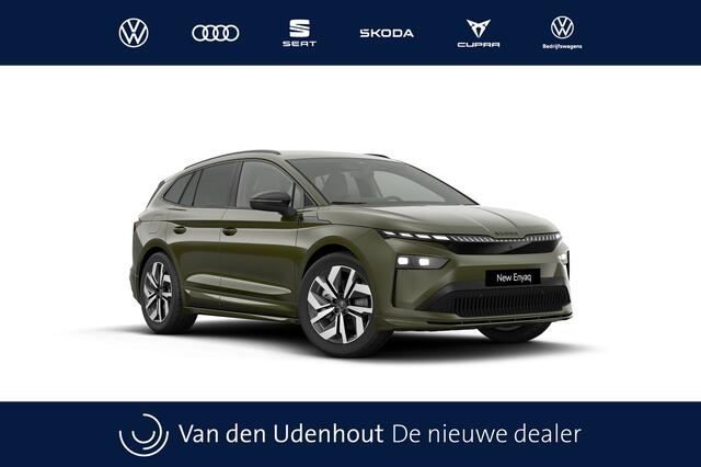 Skoda Enyaq iV 85 Elektromotor 286 1AT Sportline Tour Edition | Chrome interieur accenten | Driving mode select | Parkeersensoren voor en achter
