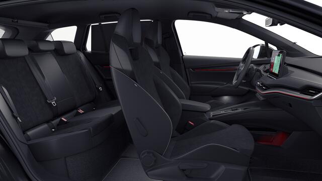 Skoda Enyaq iV 85 Elektromotor 286 1AT Sportline Tour Edition | Chrome interieur accenten | Driving mode select | Parkeersensoren voor en achter