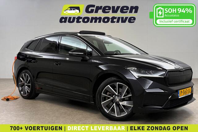 Skoda Enyaq iV 80 Sportline | Snelladen | SOH 94% | Pano | Camera | Virtual | Sfeer | Carplay | Cruise