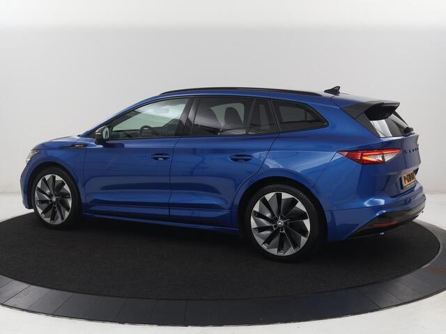 Skoda Enyaq iV 80 Sportline | SOH 92.7% | Leder/alcantara | Stuur/stoel verwarming | Camera | Park assist | Cruise control | Carplay | Sfeerverlichting | 21''