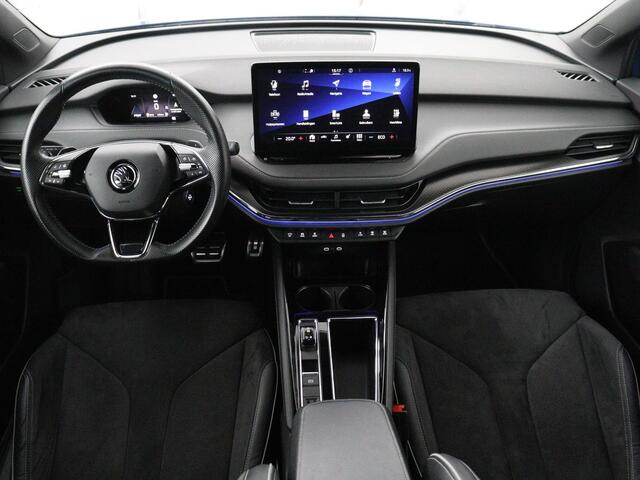Skoda Enyaq iV 80 Sportline | SOH 92.7% | Leder/alcantara | Stuur/stoel verwarming | Camera | Park assist | Cruise control | Carplay | Sfeerverlichting | 21''