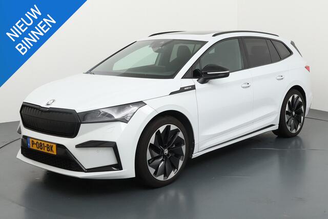 Skoda Enyaq iV 80 SPORTLINE (92% SOH) I GROOT ACCUPAKKET I WARMTEPOMP I NAVIGATIE I SCHUIF/KANTELDAK