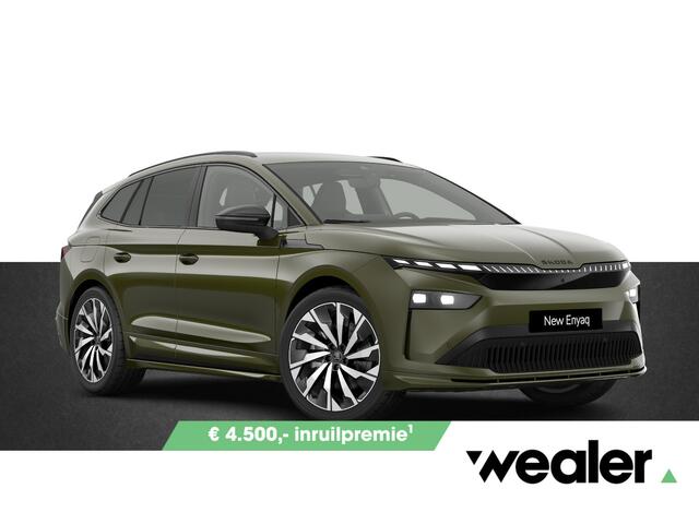Skoda Enyaq iV 85 Sportline Tour Edition 286 PK | Trekhaak | Winterpakket | Head up display | 21" Lichtmetalen velgen |