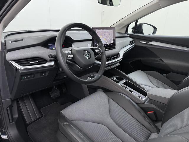 Skoda Enyaq iV 80 Warmtepomp Panoramadak Adap.Cruise 3-Zone Ecc Camera Stoel+Stuurverwarming Draadloze telefoonlader Elek.Achterklep Keyless Matrix Led File assistent Lmv 20"