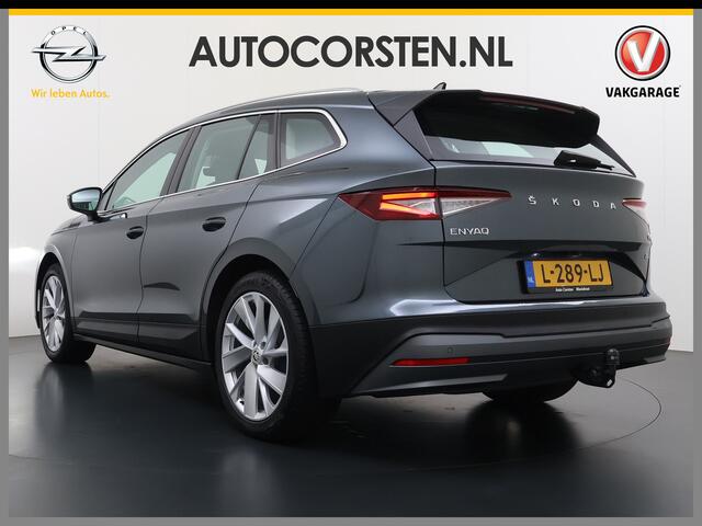 Skoda Enyaq iV 80 204PK SOH 93% Trekhaak Camera Stuurverwarming Navi Apple Carplay Android Auto Pdc P-Assist Lmv Led Isofix DAB Keyless-go Bluetooth Rijstrooksensor 1.000KG Trekgewicht 1e Eigenaar Dealeronderhouden
