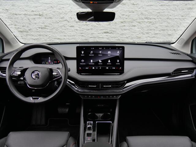 Skoda Enyaq iV 80 1ST EDITION/ LEER/ ADAPTIVE/ TREKHAAK/ BLINDSPOT/ ELEKT. STOEL/ ELEKT. KLEP/ SOH 92%