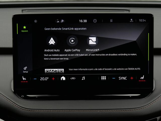 Skoda Enyaq iV 80 1ST EDITION/ LEER/ ADAPTIVE/ TREKHAAK/ BLINDSPOT/ ELEKT. STOEL/ ELEKT. KLEP/ SOH 92%