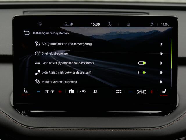 Skoda Enyaq iV 80 1ST EDITION/ LEER/ ADAPTIVE/ TREKHAAK/ BLINDSPOT/ ELEKT. STOEL/ ELEKT. KLEP/ SOH 92%
