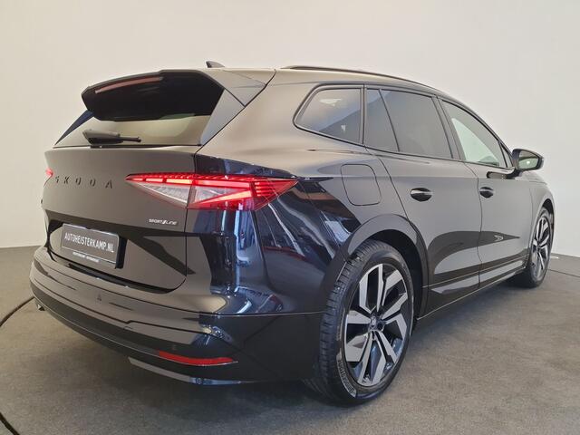 Skoda Enyaq iV 85 Sportline 82 kWh 286pk 2.000kg trekgewicht, Panoramadak, Wegklapbare trekhaak