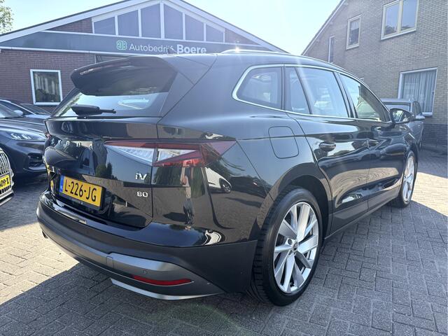 Skoda Enyaq iV 80 SOH 92 %, Panoramadak, Trekhaak, Warmtepomp