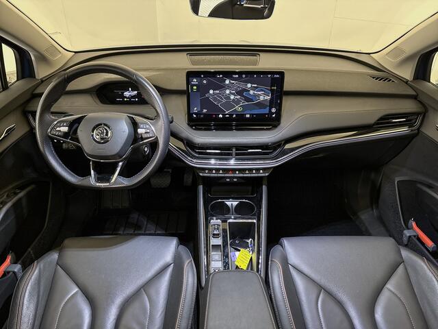 Skoda Enyaq iV BWJ 2021 | 60 SPORTLINE | TREKHAAK | PANO DAK | LEER | STOEL&STUUR VERW | CAMERA A | CARPLAY |