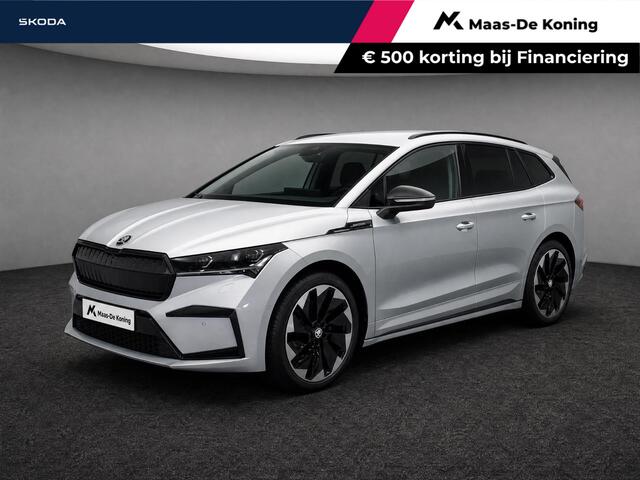 Skoda Enyaq iV 60 180pk Sportline · Camera · Elek. Voorstoel · Elek. Achterklep · Apple/Android Car Play · Stoel-& Stuurverwarming · P-Sensoren · 21'' Inch ·