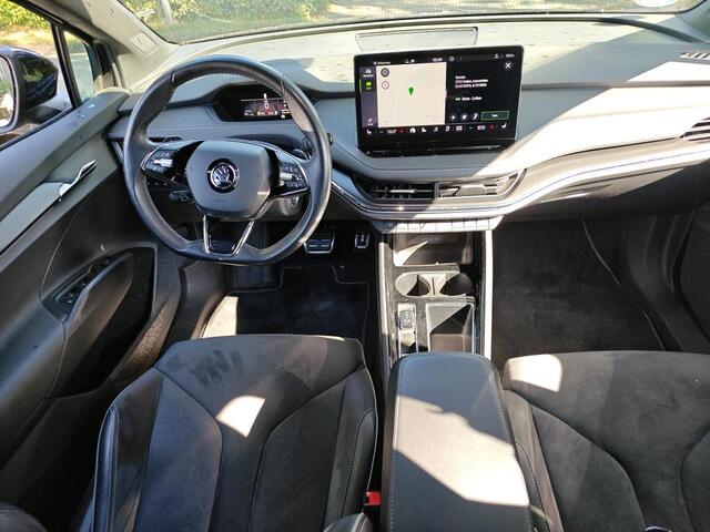 Skoda Enyaq iV 60 Sportline / SOH 91%/ WARMTEPOMP/ TREKHAAK/ PARK.SENSOREN V+A/ CAMERA/ STOELVERWARMING/ CRUISE/ DIGITAL DASH/ NAVI/ CLIMA