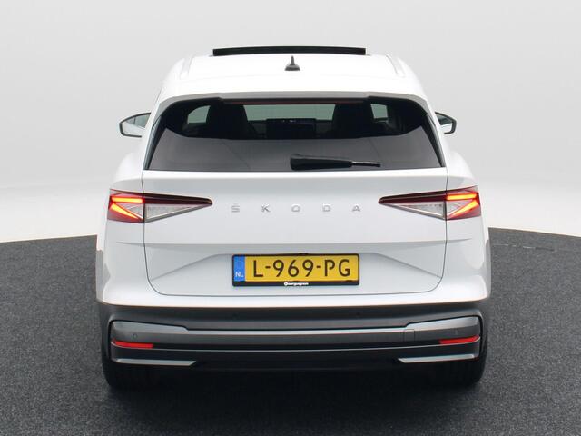 Skoda Enyaq iV 60 180 Pk | Panoramadak | Crystal Light LED | Stuur- en Stoelverwarming | Privacy Glass | Camera | 21 Inch