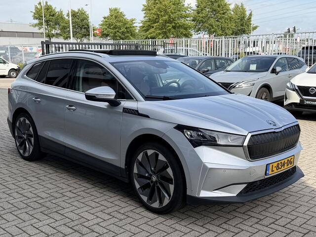 Skoda Enyaq iV 80 | 90% SoH | Panoramadak | Leder | Warmtepomp | Stoel- en stuurverwarming | Lichtmetalen velgen 21"